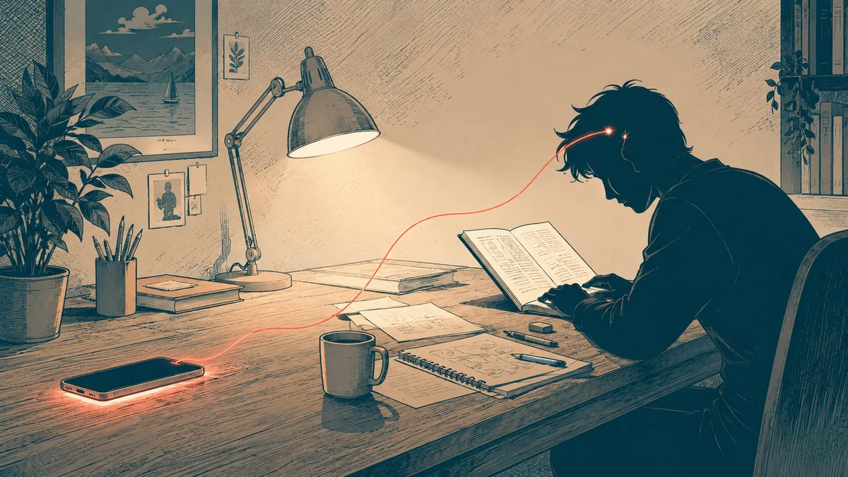 Effet Brain Drain : la simple presence d'un smartphone reduit les capacites cognitives (Ward 2017)
