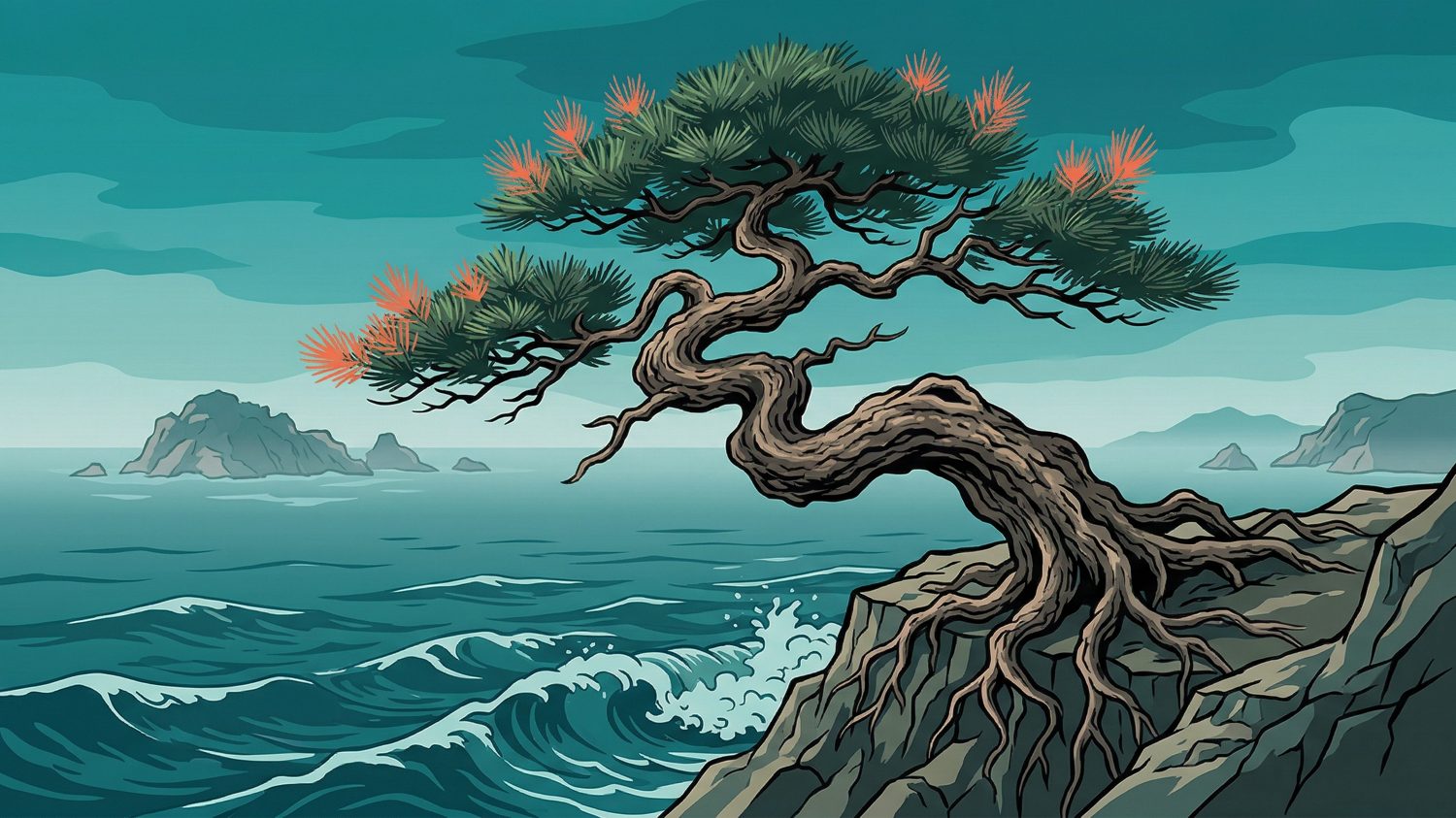Growth mindset : un samouraï progresse marche après marche