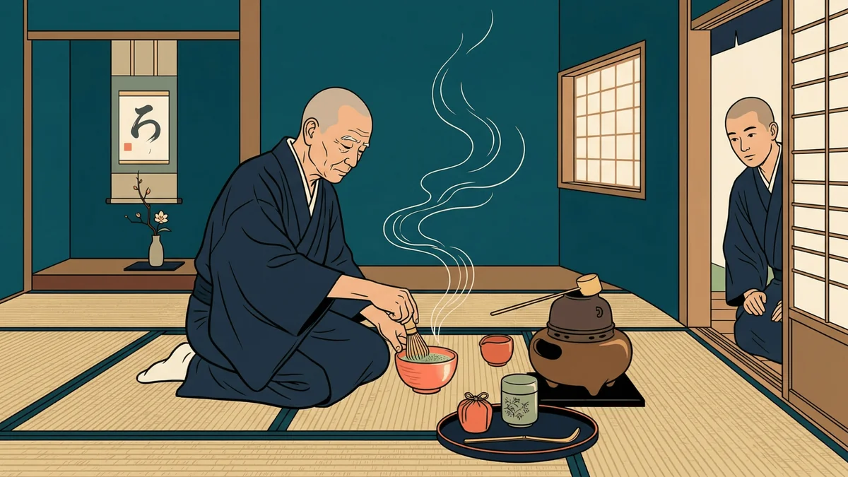 Habitudes d'étude : cérémonie du thé zen
