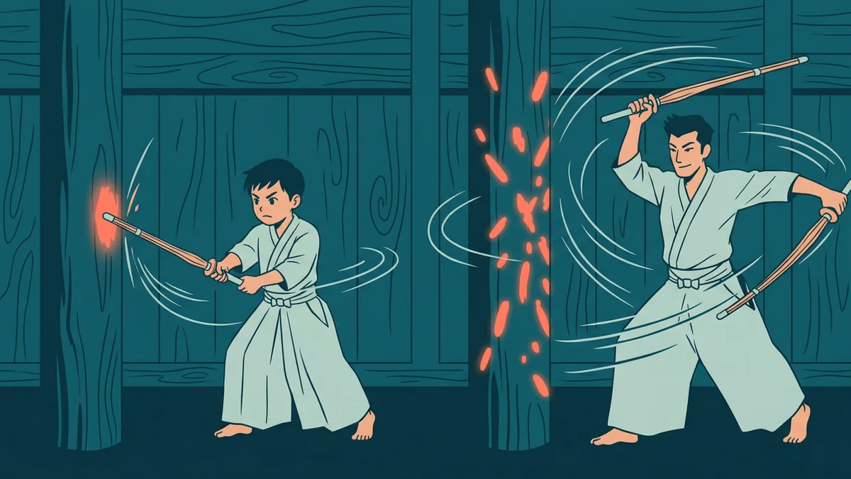 Pratique délibérée : précision en kendo